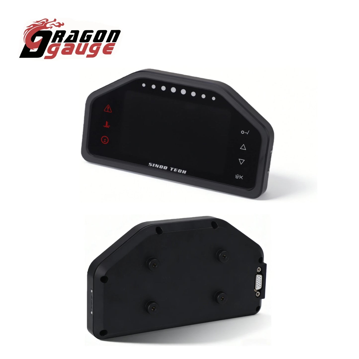 Racing Gauge 9 in 1 Race Dash Panel Multi-Function Dashboard LCD Screen Display with Sensor Kit DO928