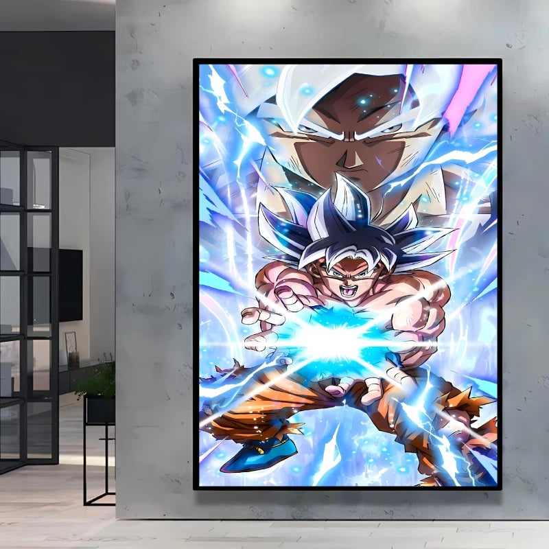 Canvas Posters Dragon Ball Goku Picture Children Gifts Home Decoration Waterproof Comics Pictures High Quality Wall Art Classic