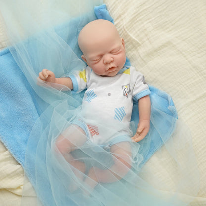 30CM 12" Micro Preemie Full Body Silicone Baby Doll Lifelike Reborn Anti-Stress Toy for Stress Relief And Collectibility