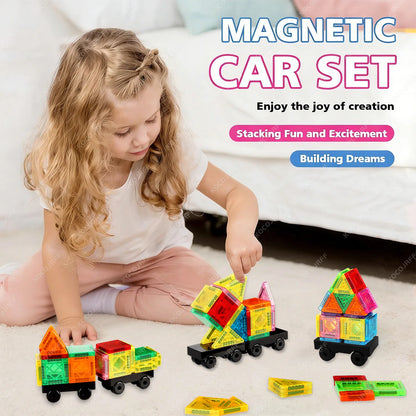 Mini Portable Magnetic Building Toys for All Kids. Travel-Friendly STEM Educational Toys in Random Colors. Great Gifts