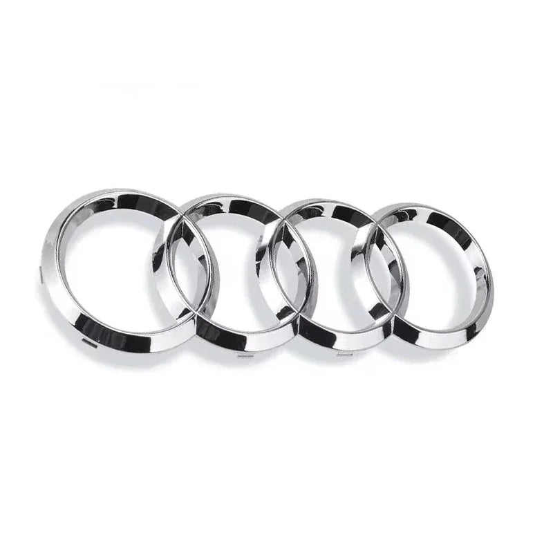 4 Rings ABS Car Front Hood Emblem Bonnet Rear Logo For Audi A3 A4 B8 8P A6 C7 A5 Q5 B7 B6 B9 SLINE QUTTRO RS Q3 Q7 S3 S4 S5 S6