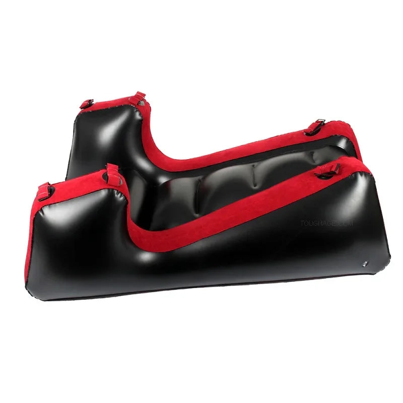 Portable Inflatable Sofa Bed Air Cushion Yoga Chair Lounger Flocking Sex Furniture for Couples Love Positions Deeper Adult Games
