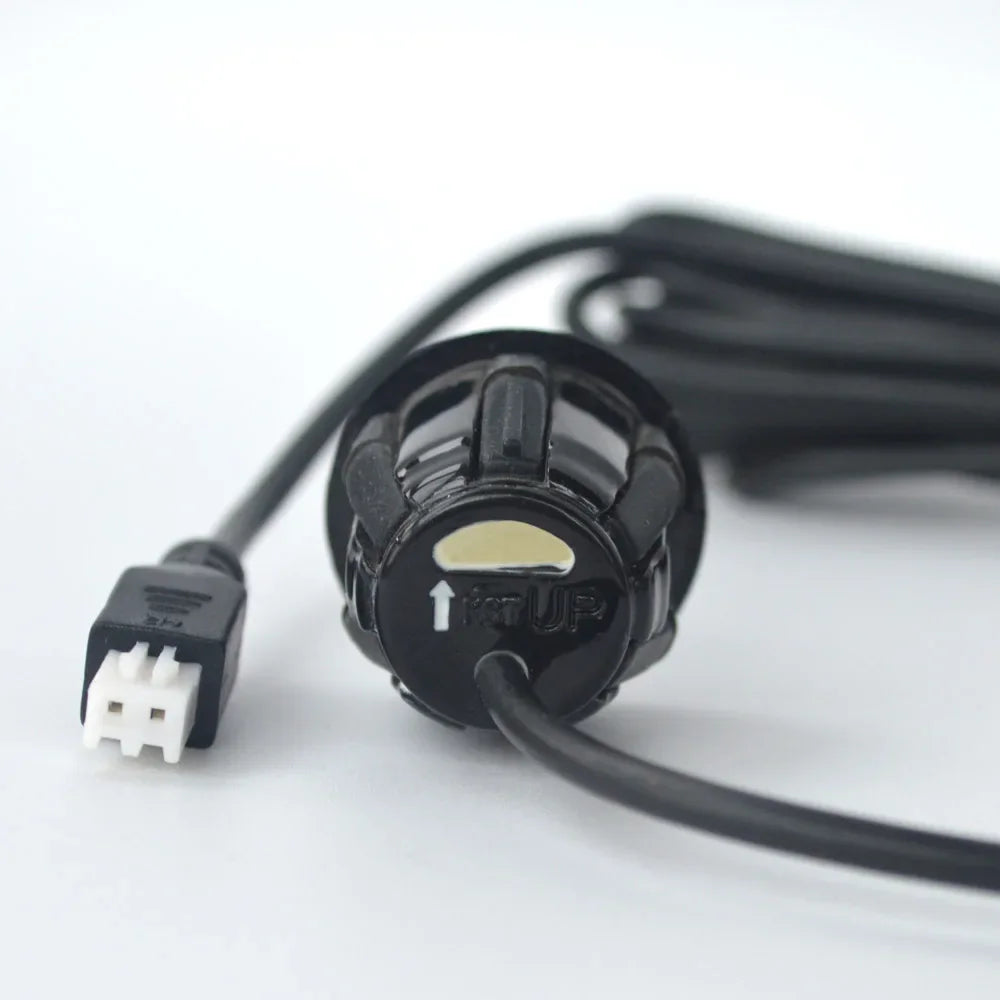 22mm/0.86in Diameter Open Hole Car Parktronic Parking Sensor Vehicl Backup Radar Probe Ultrasonic Kit Black Red Blue Grey