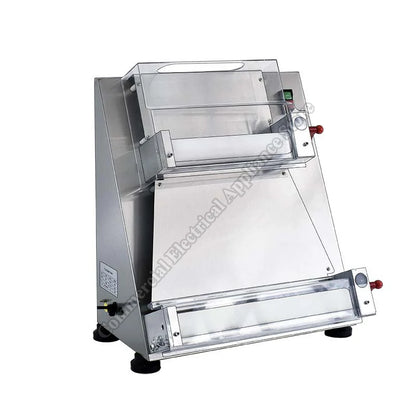 Electric Pizza Forming Machine Commercial Stainless Steel Bakery Bread Dough Former Roller Sheet Pressing Cake Maker