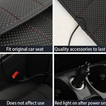 12V-24V Heated Car Seat Cushion Cover Anti Slip Warm Winter Car Seat Cover Universal Auto Seat Heating Pad Interior Accessories