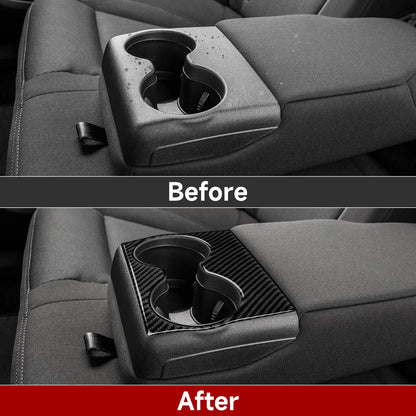 For Chrysler 300 (2011-2014) Car Center Console Gear Shift Panel Steering Wheel Cover Carbon Fiber Interior Sticker Accessories
