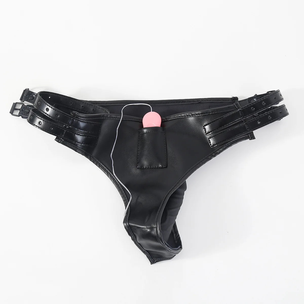 Strapon Double Dildo Vibrator Panties,Strap On Dildo Anal Vaginal Plug Chastity Penis Briefs Sex Toys For Women Masturbation