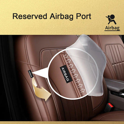 For Audi Q7 4L 2006 2007 2008 2009 2010 2011 2012 2013 2014 2015 Nappa Leather Custom Car Seat Covers Set Protector Accessories