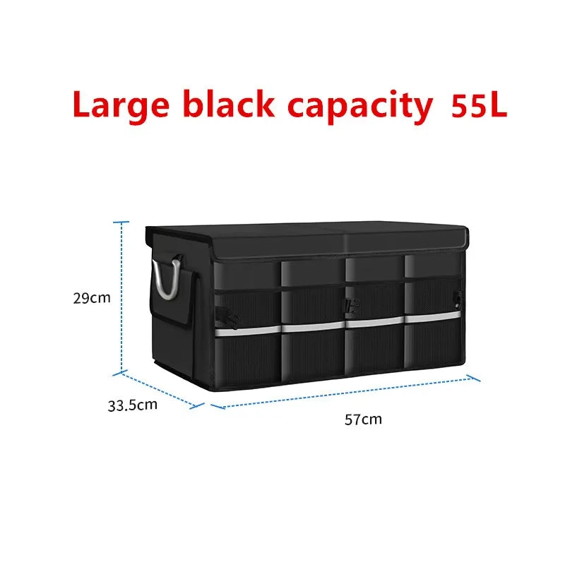 Oxford Cloth Car Storage Box Trunk Storage Organizer Foldable Multifunctional Car Camping Storage Bag Storage Rack