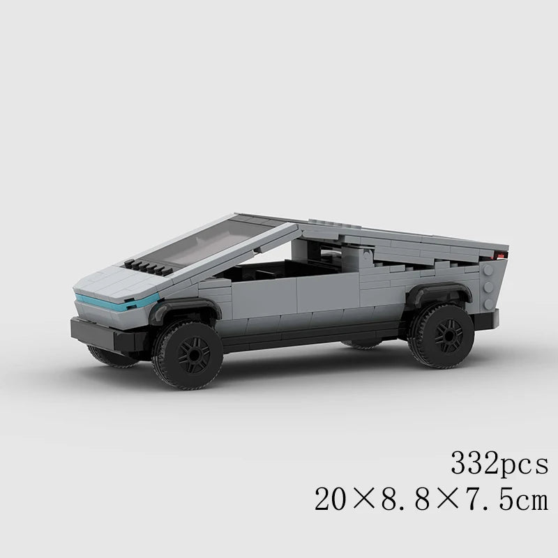 Classical Car Speed MOC SUV Racing Police Model Building Bricks Roadster Vehicle City Super Race Blocks Technical Christmas gift