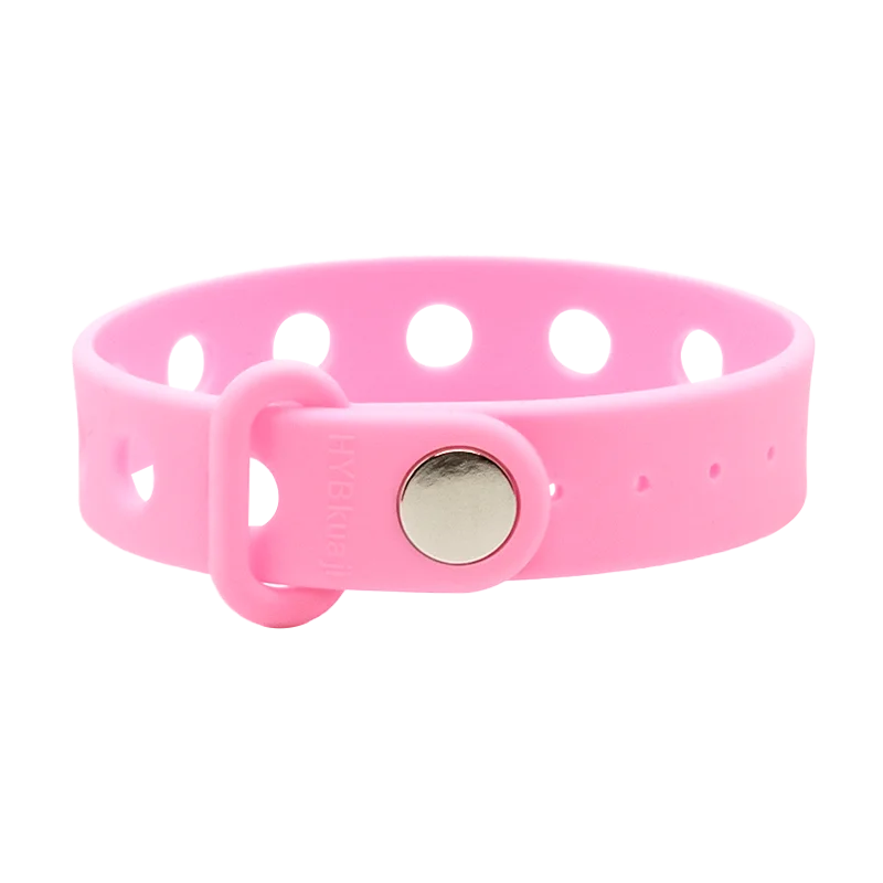 1-24pcs 21.5cm Silicone Bracelets with Holes Soft Wristbands Fit Shoe charms Shoe Accessories Pins Adjustable Size Kids Ornament