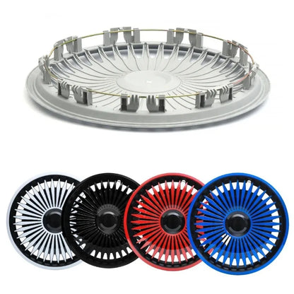 Hub Caps 4pcs Universal Iron Steel Wheel Cover Car Accessories Replacement Wheel Case R14 R15 R16  Car Hub Cap Wheel Rim Cover