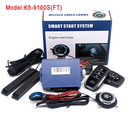 Universal Car Alarm Auto Start Stop System Remote Control Engine Ignition Autostart Kit Keyless Push Start System Car Accessorie