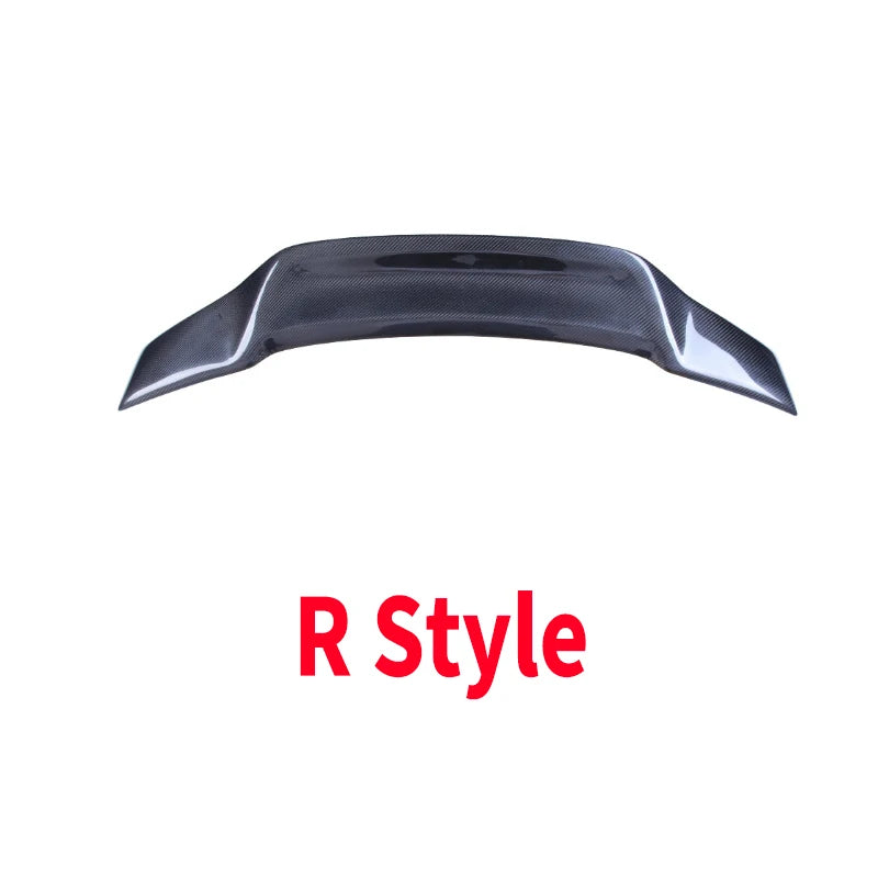 For Audi A3 S3 RS3 8V 2013-2020 Rear Trunk Wing Carbon Fiber M4/PSM/R/V/HK Style Spoiler Tail Fin Guard Board Kits Accessories