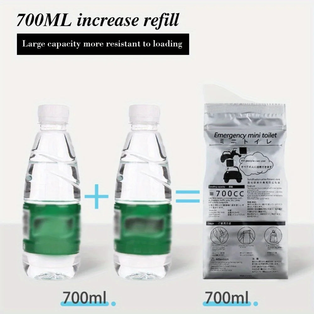 1-20PCS Outdoor Emergency Urinate Bags Disposable Piss Bag Travel Mini Mobile Toilet Portable Urine Bag Baby Vomiting Bag
