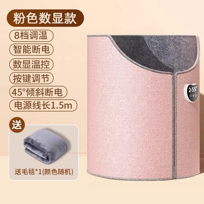 220V Electric Foot Warmer Under Desk Heating Pad for Winter Office Warm Feet CCB