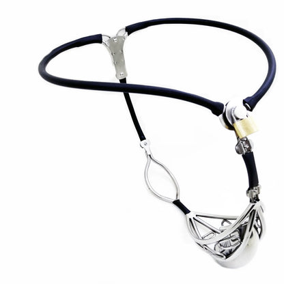 Stainless Steel Chastity Belt Device for Man with Poop Hole Cock Cage Penis Rings Adult Games Sexy Toys for Man Pants Underwear