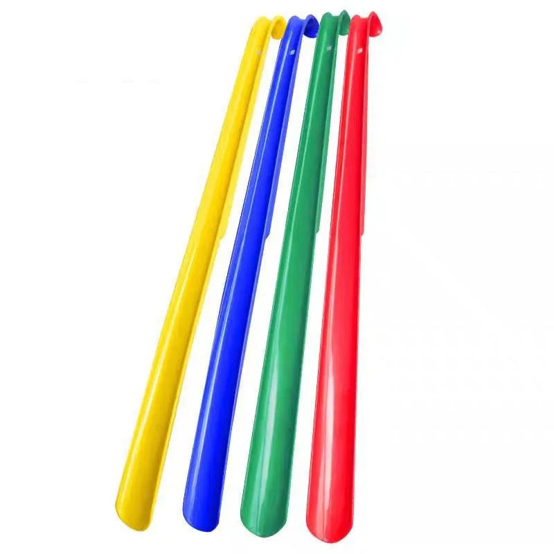 59cm Plastic Long Handle Shoe Horn Thickened Lazy Shoe Helper Easy Wear for Home