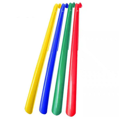 59cm Plastic Long Handle Shoe Horn Thickened Lazy Shoe Helper Easy Wear for Home