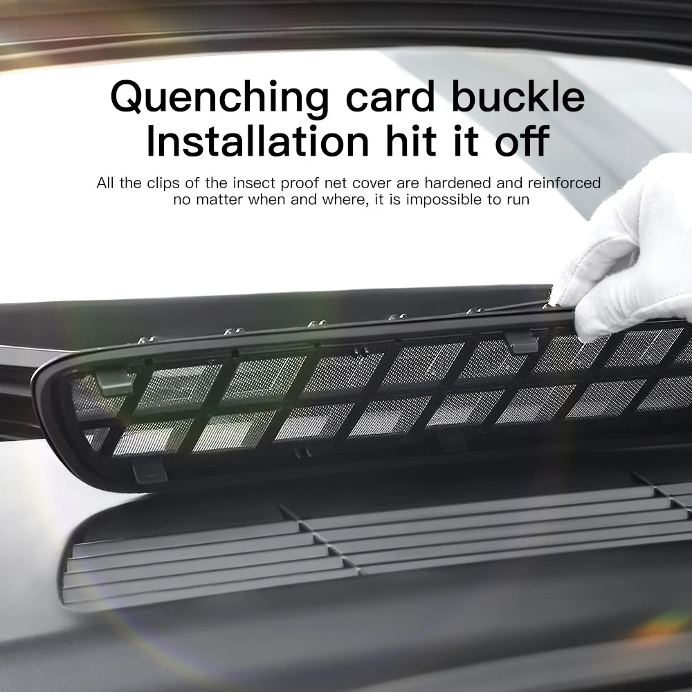 YZ Air Inlet Protective Cover For Tesla Model Y/YL 2026 Juniper Anti-insect Anti-fouling Front Air-Conditioning Insect-proof Net
