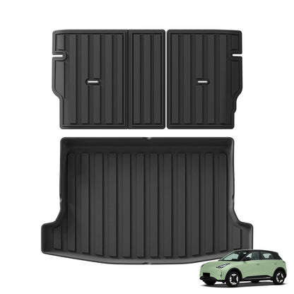 Smabee Left Drive for Geely Xingyuan/EX2 2025 2026 TPE 3D Car Floor Mats Cargo Liner Trunk Pad Black Waterproof Accessories