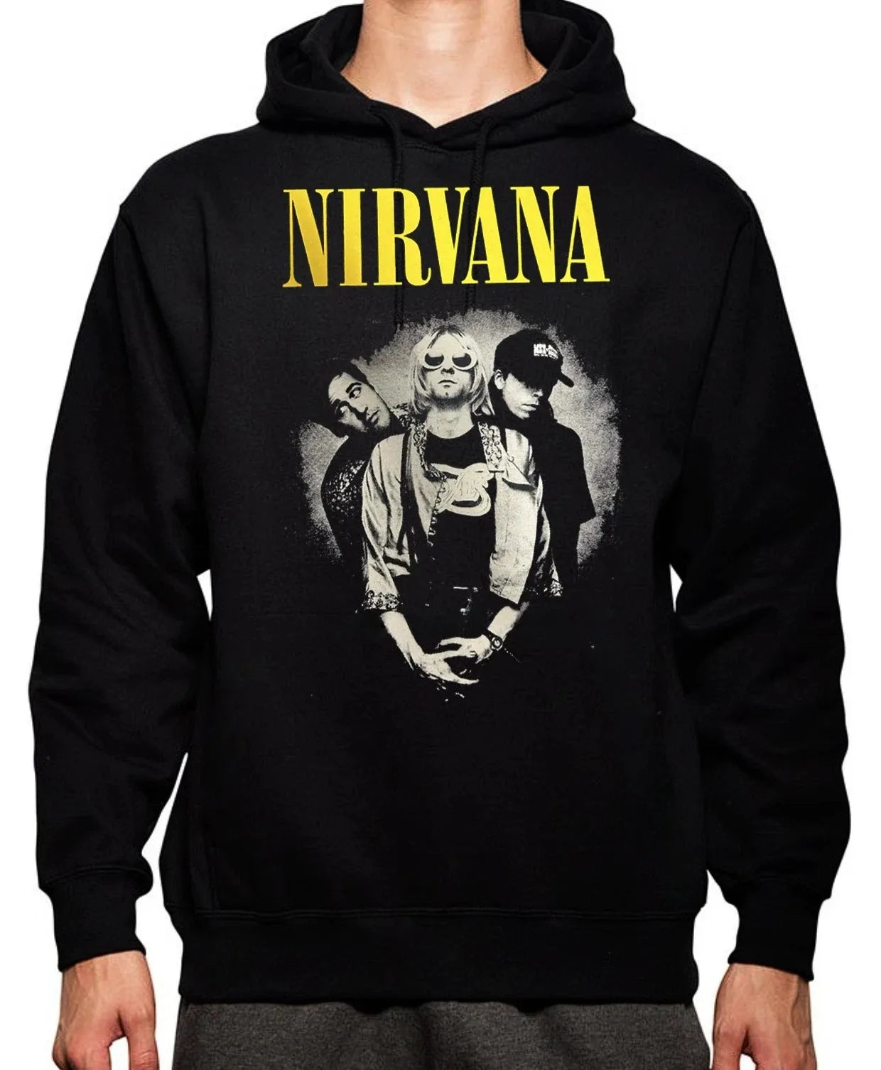 Classic Rock Band Nirvana Kurt Cobain Graphic Print Hoodie Men Women Loose Oversize Sweatshirt Streetwear Harajuku Wind Pullover