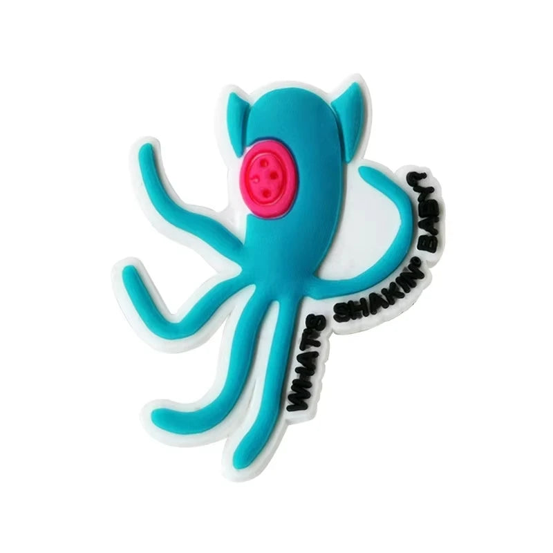 1-100pcs Halloween Ghost Mom PVC Shoes Charm Alligator Charm Accessories Fit Bracelet Wristband Kids Girl Boys love party gifts