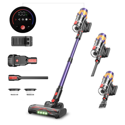 Household Brushless Vacuum Cleaner, Large Suction 550W High Power 35000PA Multi-function Handheld Pet Vacuum Cleaner