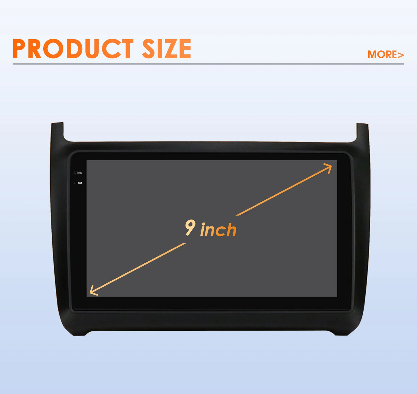 Hizpo 9" Car Radio Carplay for Volkswagen Polo 5 2008 - 2020 Smart Player Wireless Android Auto GPS Navigation BT 6115 WiFi 4G