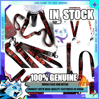 RJINHIT ARIRANG Crossbody Lanyard Adjustable Shoulder Strap Kpop Light Stick Card Holder Bead Chain Fan Concert Merch Gifts