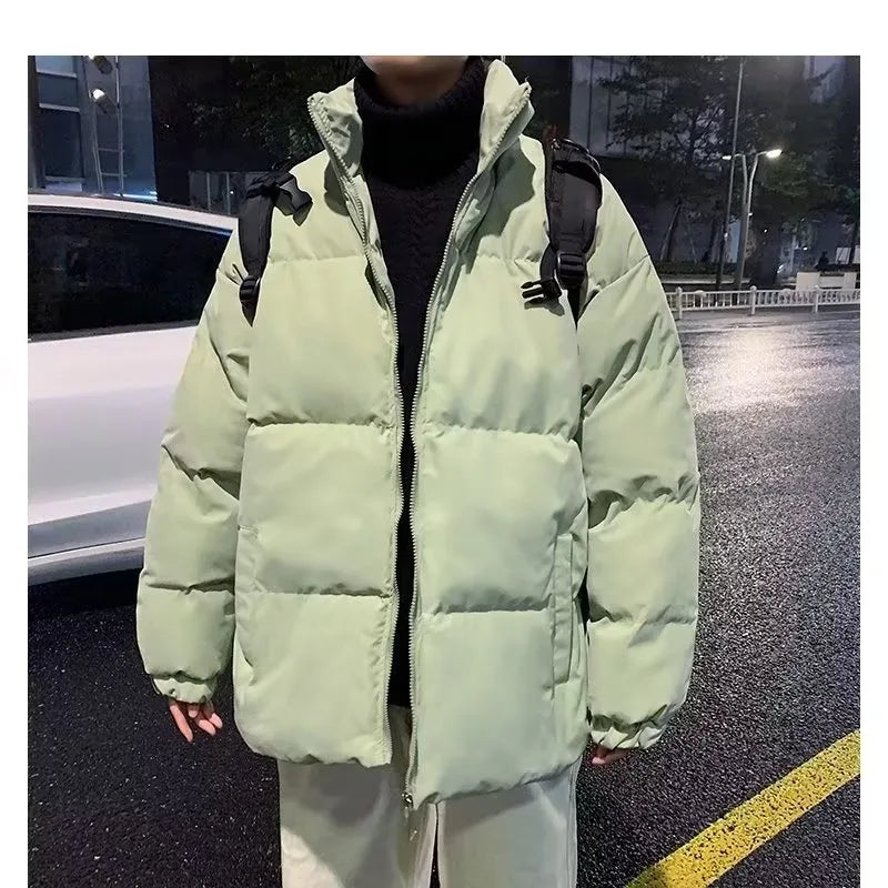 Semir Down Jacket Men's 2025 Winter New Three proof Short Couple Bread Jacket Warm and Comfortable Thick Coat