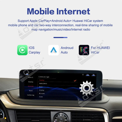 Linux Car stereo CarPlay FOR Lexus RX RX200 RX270 RX300 RX350 RX400h RX450h 2009-2021 Car Radio GPS navi player HD touch screen