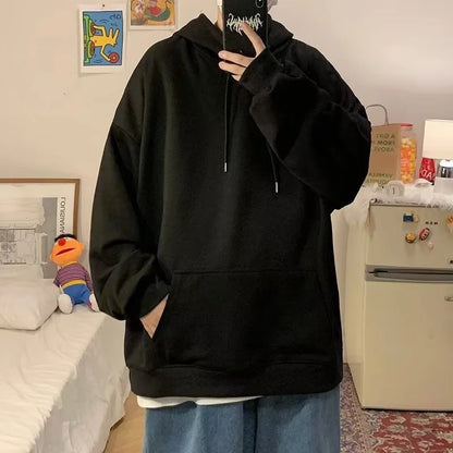 Corduroy Fleece Lined Men's Pants Autumn Winter Style Loose Straight Leg Sports Casual Set Men's Winter Fashion Trousers