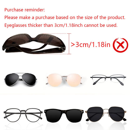 Car-Mounted Glasses Case, Original Car Model Without Handle, Modified for Universal Multifunctional In-Car Storage, Non-Damaging Installation, Car Glasses Case