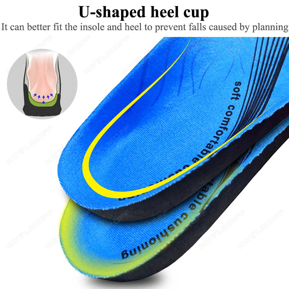 Flat Feet Template Arch Support Orthopedic Insoles Men Women Plantar Fasciitis Heel Pain Orthotics Insoles Sneakers Shoe Inserts
