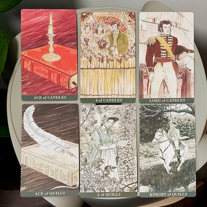 Jane Austen Tarot in Rigid Box - A Regency Romance Divination Deck for Literature Lovers, 78-Card Deck 12*7cm