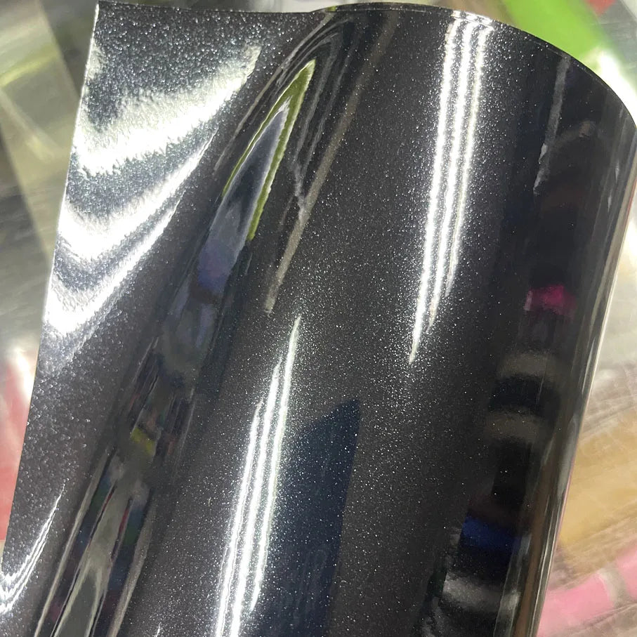 20/30/50CM*100/200CM Pearl Glossy Black white Glitter Vinyl diamond Adhesive Decal Car Wrap Foil with Air Release Bubble Free