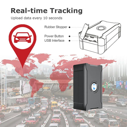 4G LTE GPS Tracker for Vehicles Car Motorcycle Unlimited Distance Tracking Device with Affordable Subscription
