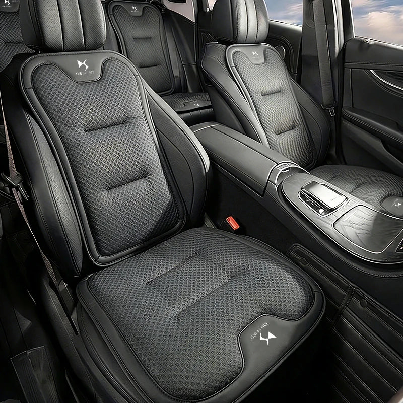 For DS SPIRIT DS3 DS4 DS5 DS6 DS7 Summer Ice Silk Car Seat Cushion All-Season Universal Front & Rear Seat Back Cushion Cool Pad