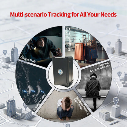 GPS Tracker for Vehicles Real-Time 4G＋2G & Car Tracking Device with App Worldwide Coverage iOS & Android Subscription Required