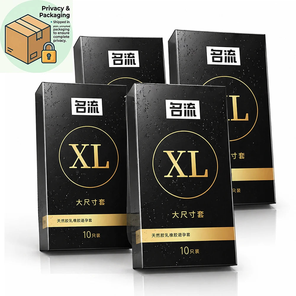 Condoms XL 55mm Large Size(10Pcs,20Pcs,30Pcs) - Sensational Penis Sleeve for Enhanced Performance and Intimate Moments