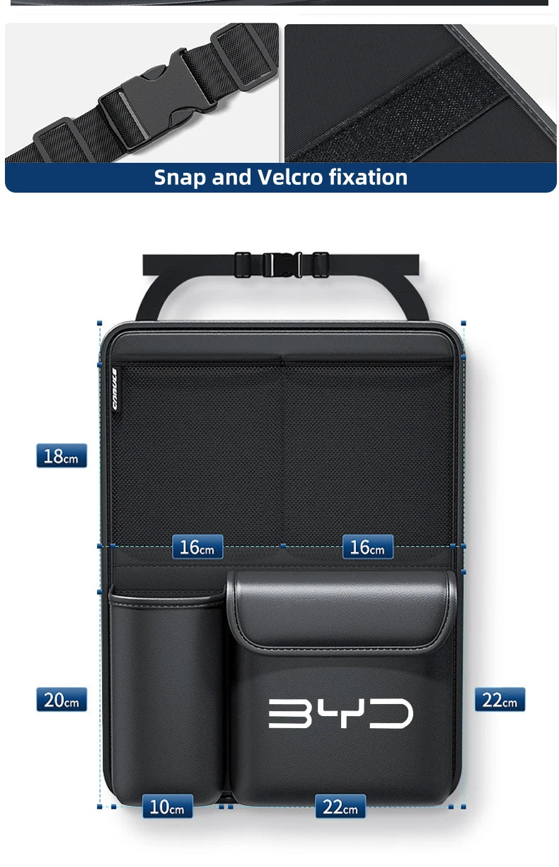 1pcs Car Trunk Storage Bag SUV Seat Back Hanging Tools Organizer Multifunctional Storage Bag for BYD Seal Atto3 S2 S6 S7 X Dream