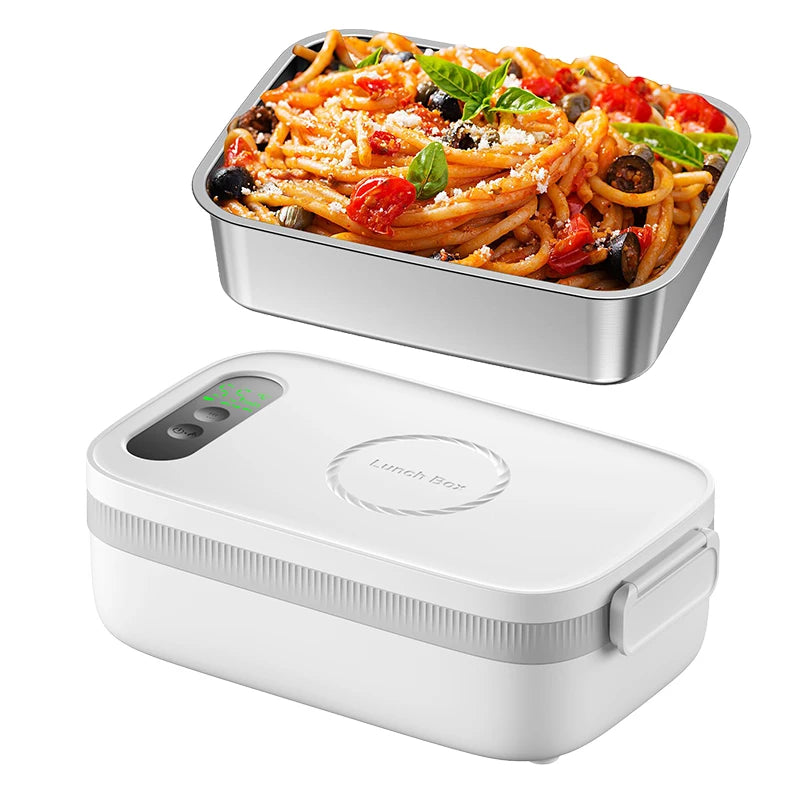 Compact Rechargeable Electric Lunch Box 14000mAh Food Warmer for Dormitory Camping Travel Outdoor 1000ML Food Container