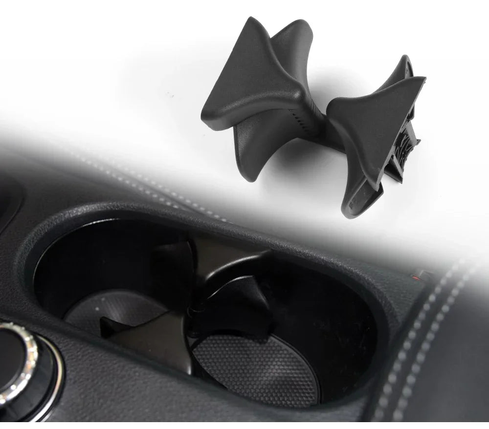 Car Center Console Water Cup Holder Drink Stand Insert Divider Board For Mercedes-Benz A Class W176 GLA W156 W117 CLA