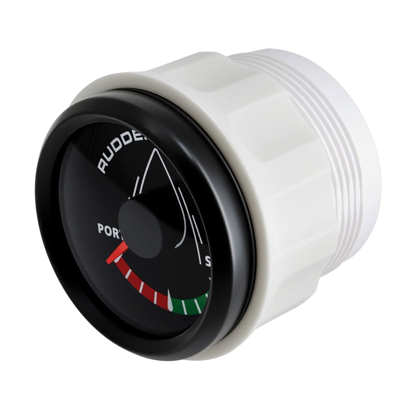 52MM Rudder Angle Indicator with 8 colors backlight Waterproof Rudder Position Gauge with Sensor 0-190ohm for Boat Yacht Marine