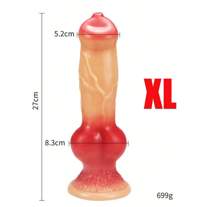 Huge Animal Dildo Anal Plug Sex Toy for Men Women Adult Supplies Large Butt Plug Dog Dildos with Suction Cup Vaginal Masturbator