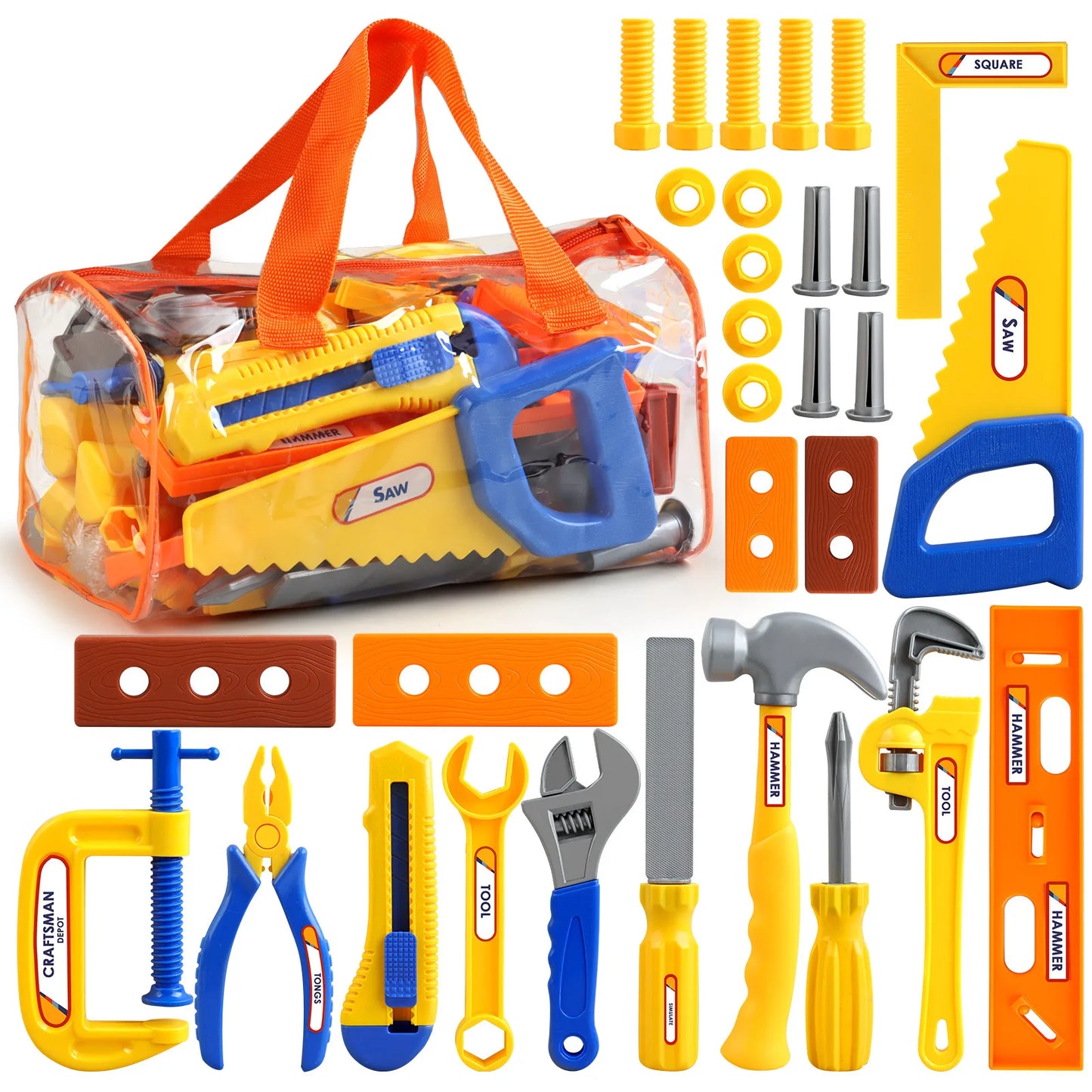 Plastic Simulation Maintenance Tool Construction Toy Set For 3Years+ Old Children Montessori Education Game Boys Girls Gifts