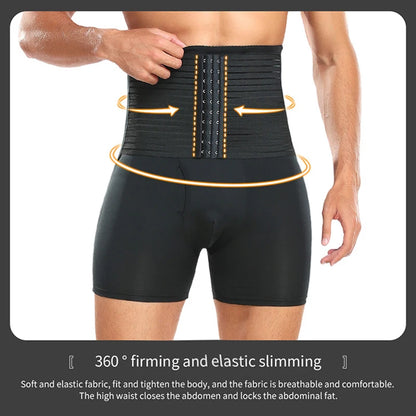 New Men Padded Boyshorts Butt Lifter High Waist Tummy Control Shorts with Buckle Hip Enhancer Compression Belly Shaper Panties