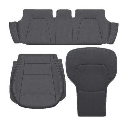 Car Seat Mats For Tesla Model Y L/ Y Juniper Breathable All Season Back Seat Pad Protector Covers Nappaleather Cushion Accessori