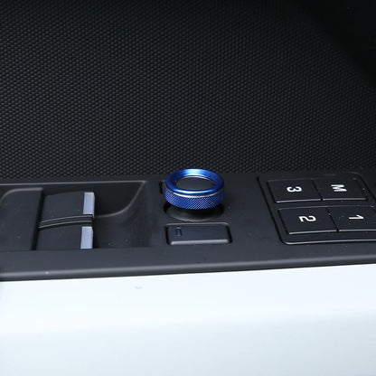 cheya Car central control air conditioner volume knob decorative cover For Land Rover Defender 110 2020+ Aluminum accessories